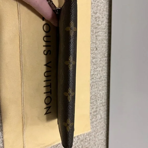 Louis Vuitton Monogram Macassar Wallet on Chain, Excellent condition - Picture 8 of 10
